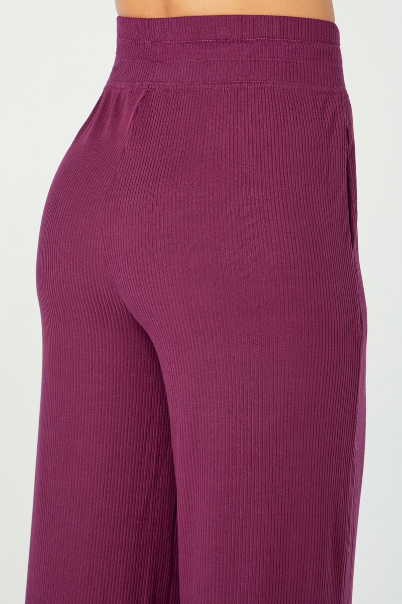 Nohoanu  Wide Leg Lounge Pant - mauve