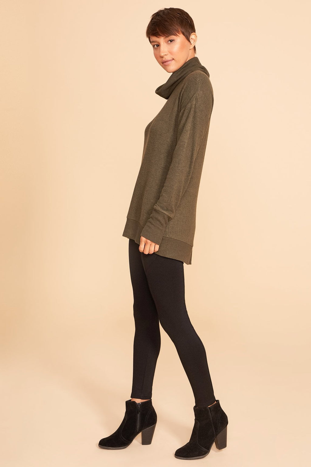 Asymmetrical Back Pullover