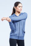 Cooper Long Sleeve Hoodie With Keyhole At Back