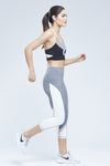 Amos Cut-Out Sports Bra with Colorblocking