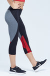 Magar Capri Legging with Contrast Panels