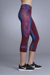 Wonder Fitted Capri Legging With Contrast Panels