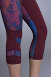 Wonder Fitted Capri Legging With Contrast Panels