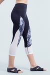 Kaelin Colorblock & Mesh Shape Optimizing Capri