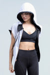 Gwen Reversible Zip Front Hoodie Jacket