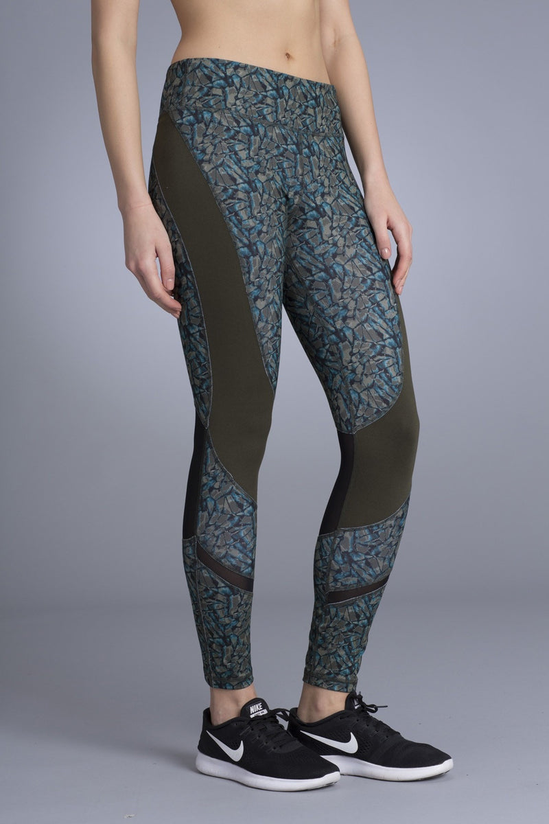 Eddin Legging With Contrast Panels