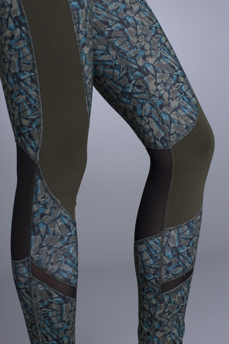 Eddin Legging With Contrast Panels