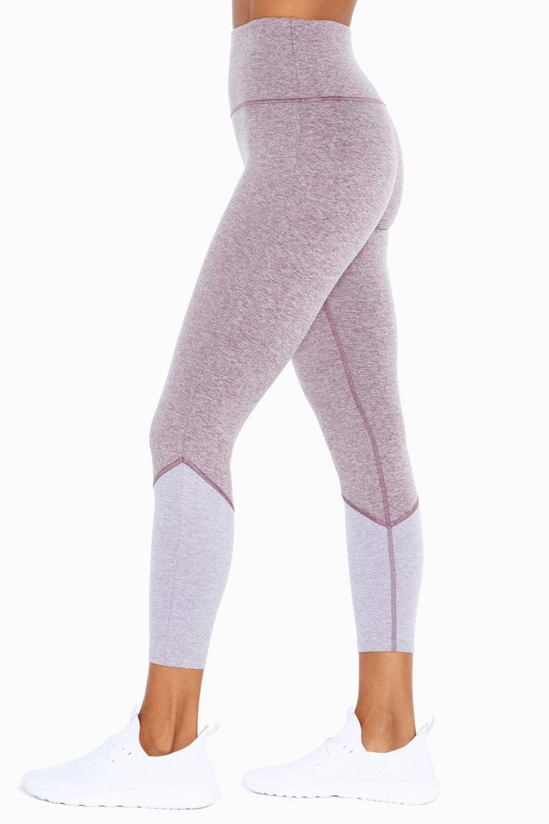 Zobha Skin360 Amelia Ankle Legging (Heather Purple Ash)