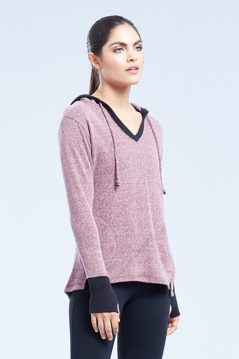 Brooks Long Sleeve Hoodie With Cut-Out
