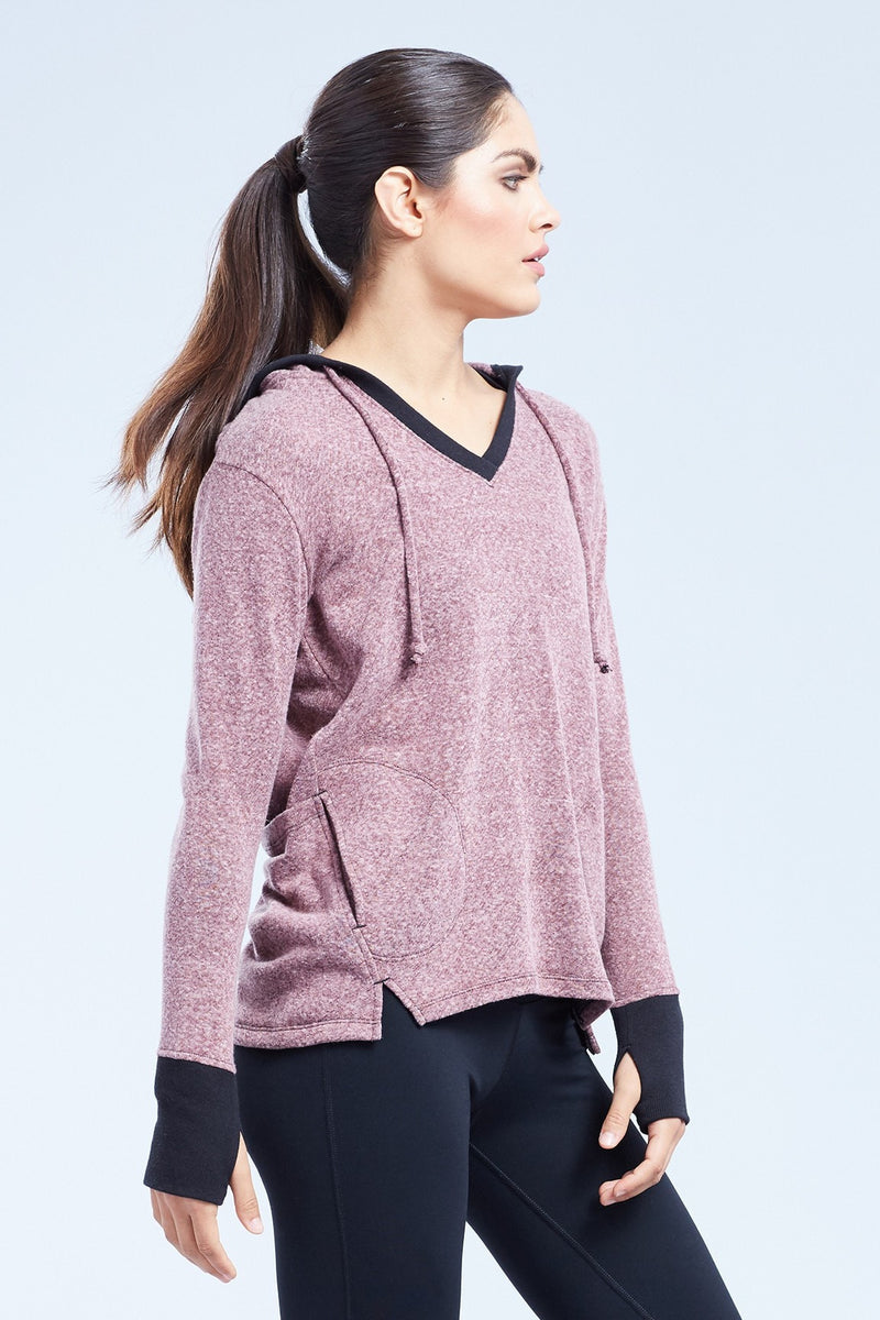 Brooks Long Sleeve Hoodie With Cut-Out