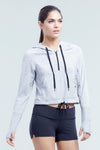 Taylor Long Sleeve Cropped Hoodie