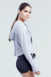 Taylor Long Sleeve Cropped Hoodie