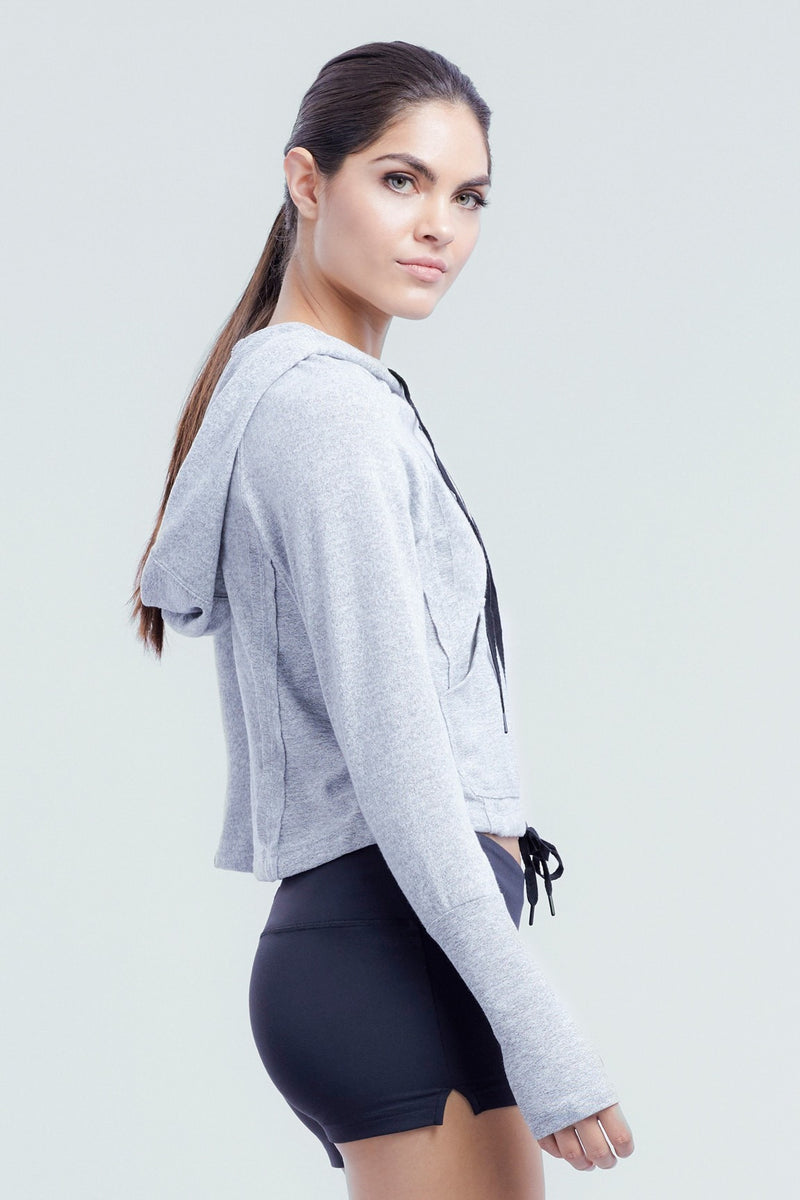 Taylor Long Sleeve Cropped Hoodie