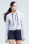 Taylor Long Sleeve Cropped Hoodie