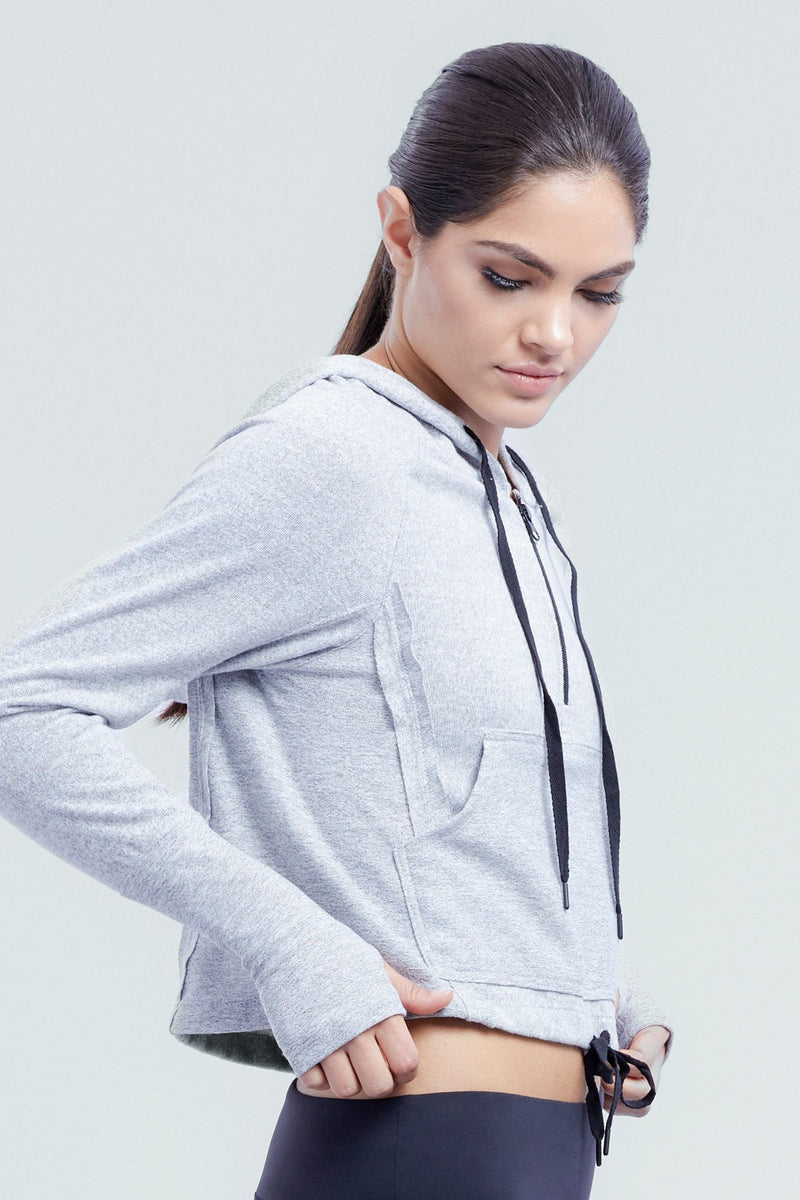 Taylor Long Sleeve Cropped Hoodie