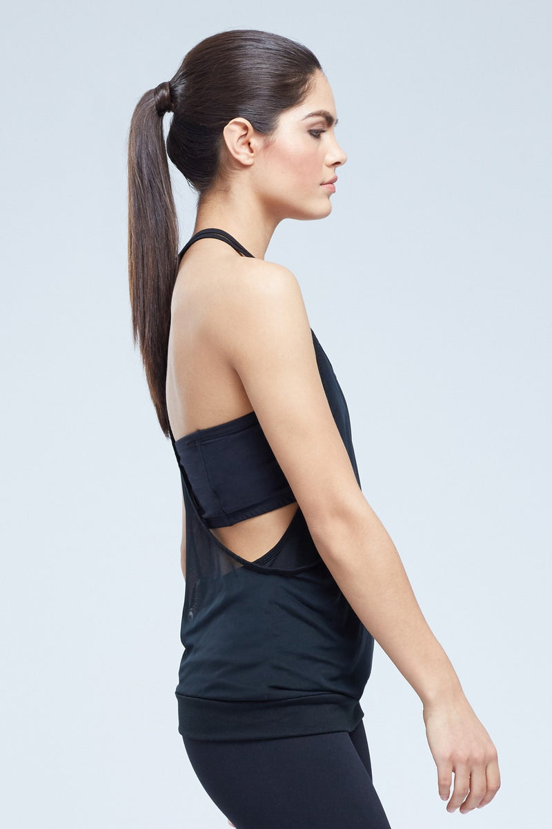 Lara Double Layer Strappy Racerback Singlet